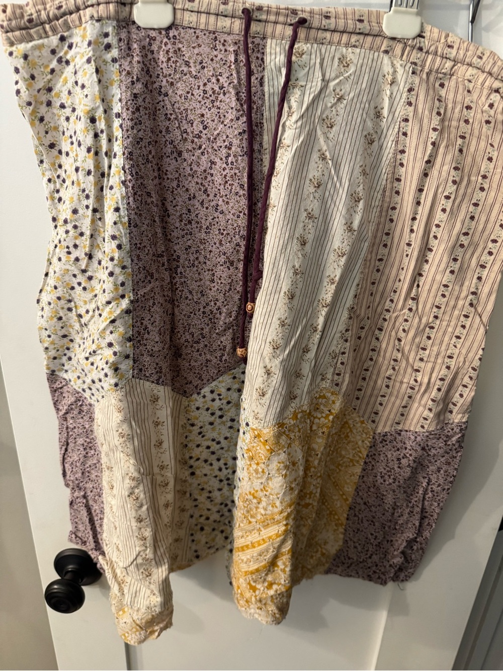 Kimchi and Blue Urban Outfitters Patchwork Floral Boho Skirt M Y2K